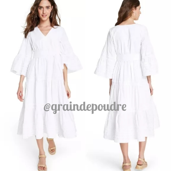 Target Lisa Fernandez Ric Rac Flare Sleeve Dress - Picture 3 of 5